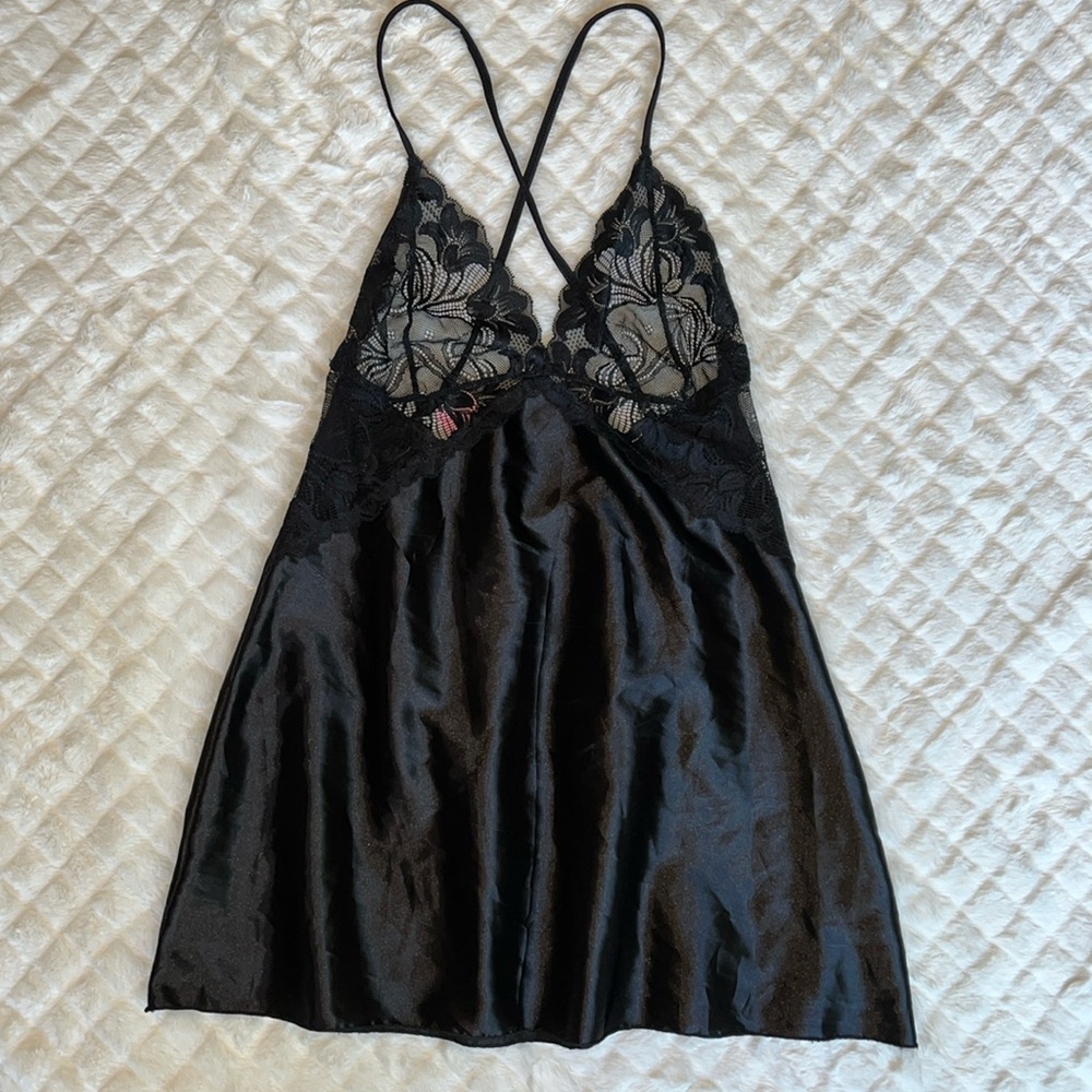 Black slip dress!